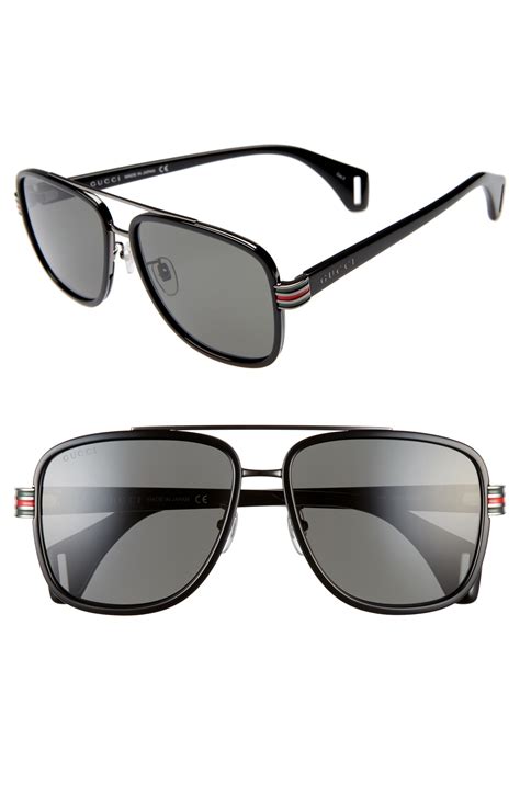 gucci sonnenbrille herren pilot|Men's Designer Luxury Aviator Sunglasses .